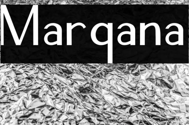 Marqana Font examples