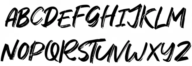 Marqez Schriftart Kleinbuchstaben