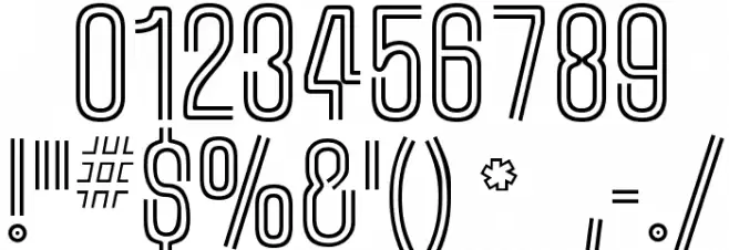 MarqueeMoon-Regular Font OTHER CHARS