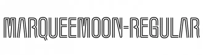 MarqueeMoon-Regular  Скачать бесплатные шрифты