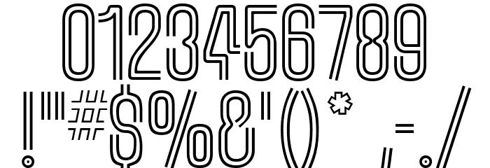 MarqueeMoon-Regular Font OTHER CHARS