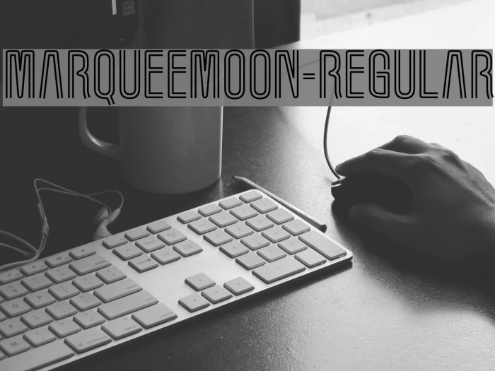 MarqueeMoon-Regular Font examples