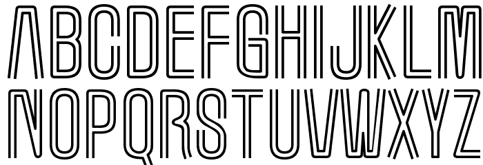 MarqueeMoon-Regular Font LOWERCASE