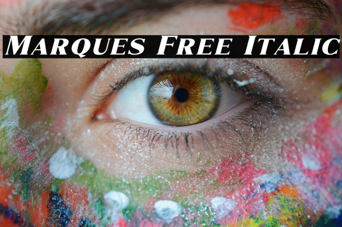 Marques Free Italic Example 3