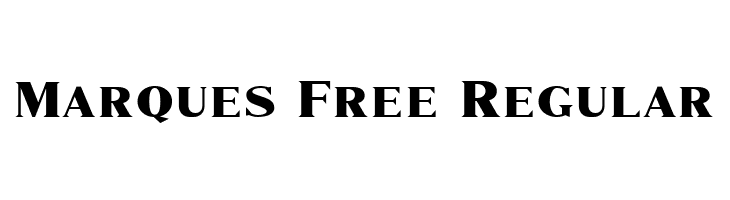 Marques Free Regular  font caratteri gratis