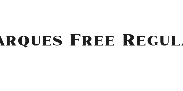 Marques Free Regular Logo