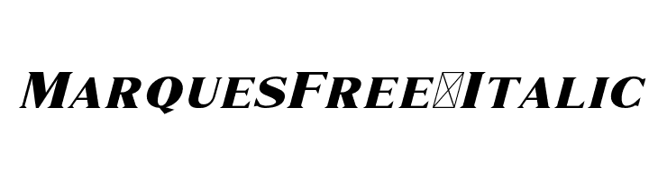 MarquesFree-Italic  Скачать бесплатные шрифты