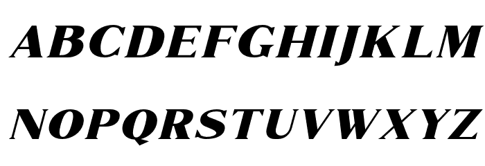 MarquesFree-Italic Font LOWERCASE