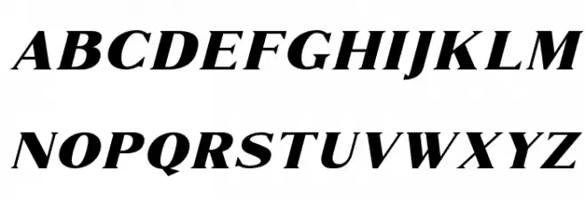 MarquesFree-Italic Caratteri MINUSCOLO