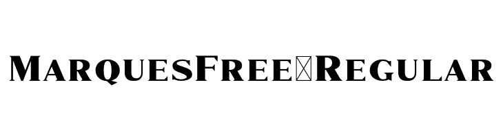 MarquesFree-Regular  font caratteri gratis