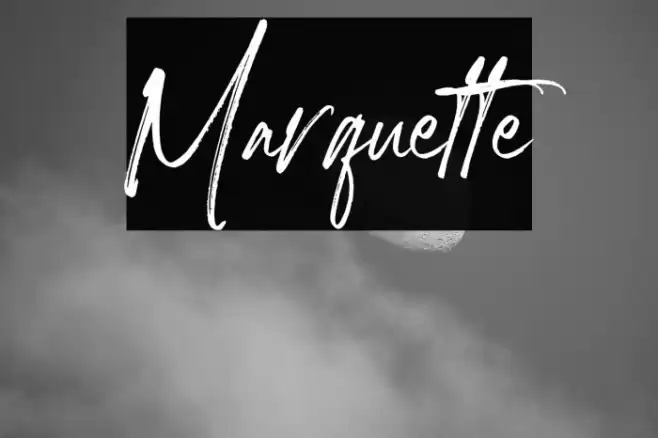 Marquette Font examples