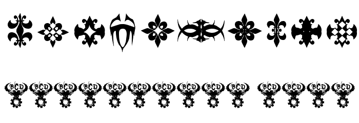 Marquis De Sade Ornaments Font OTHER CHARS