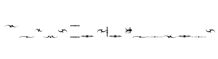 Marquis De Sade Ornaments Font