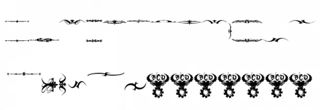 Marquis De Sade Ornaments Polices MAJUSCULES