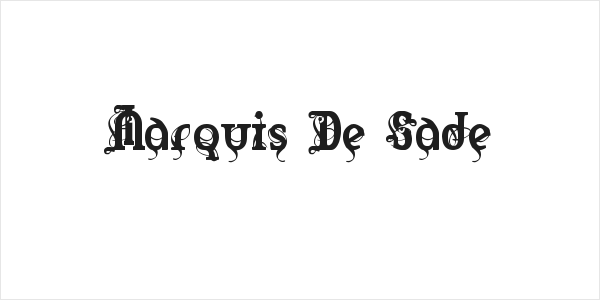Marquis De Sade Logo
