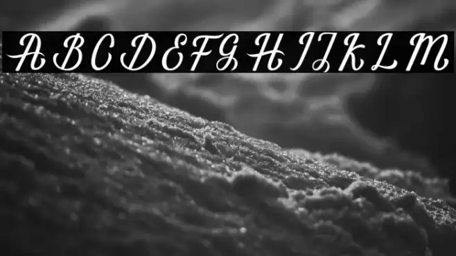 MarriaScript Font examples