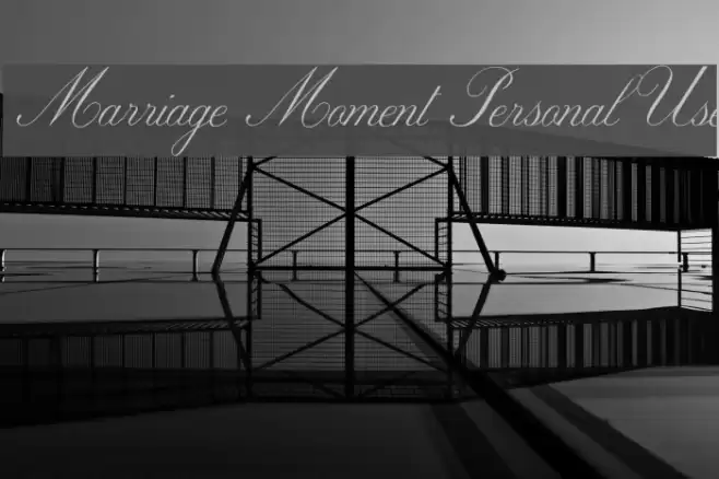 Marriage Moment Personal Use  examples