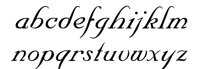 Marriage Script Normal Font LOWERCASE