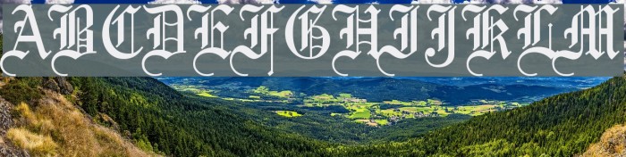 Marriage Font examples