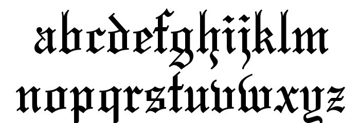 Marriage Font LOWERCASE