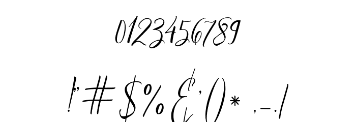 Married Typefaces フォント その他の文字