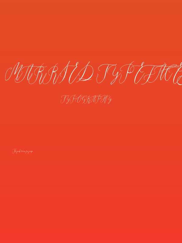 Married Typefaces Poster