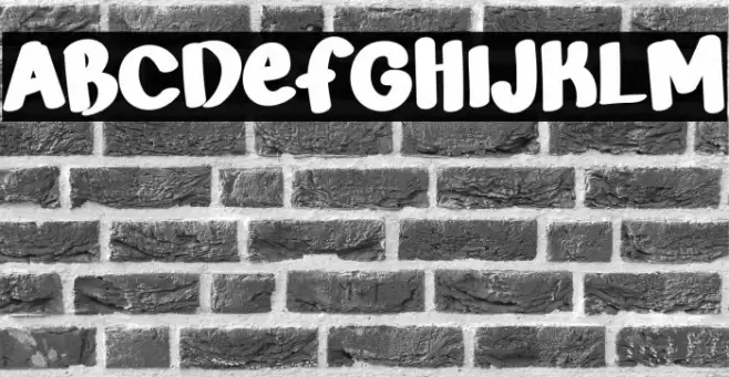 MarriedByProjectRegular Font examples