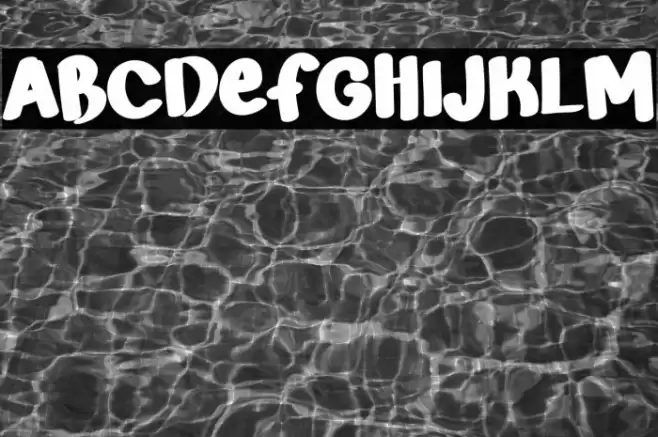 MarriedByProjectRegular Font examples