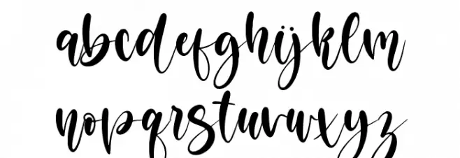 Marriela 字体 小写