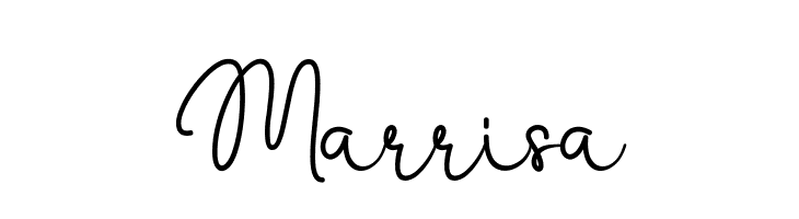 Download Free Marrisa Font Ffonts Net Fonts Typography