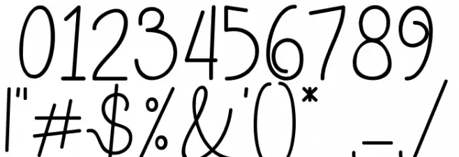 Marrisa Font OTHER CHARS