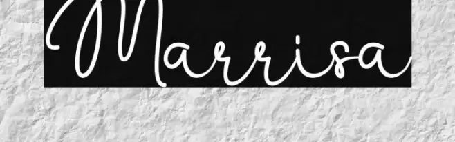 Marrisa Font examples