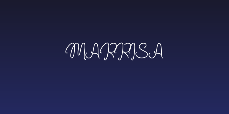 Marrisa Social Header