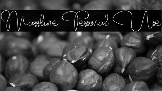 Marrline Personal Use Font examples