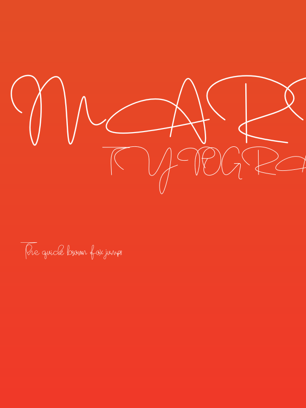 Marrline Personal Use Poster