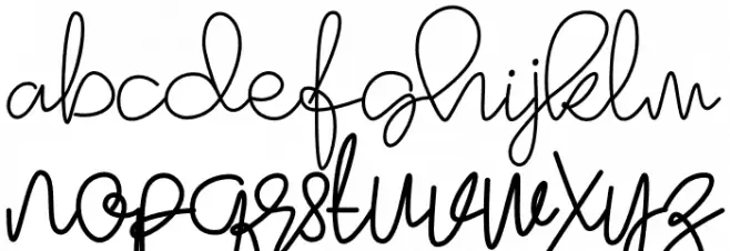 Marrline Personal Use 字体 小写