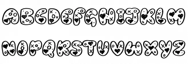 Marry Me Fonte MINÚSCULAS