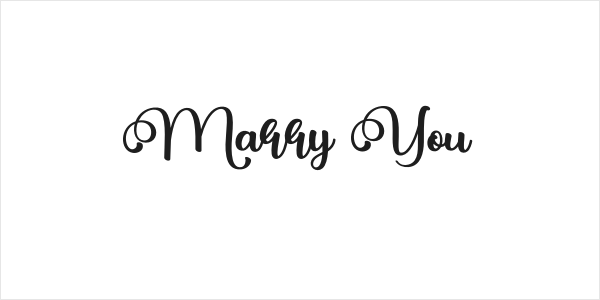 Marry You Logo