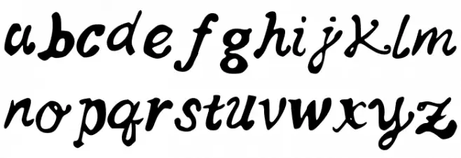 MarryYou Schriftart Kleinbuchstaben
