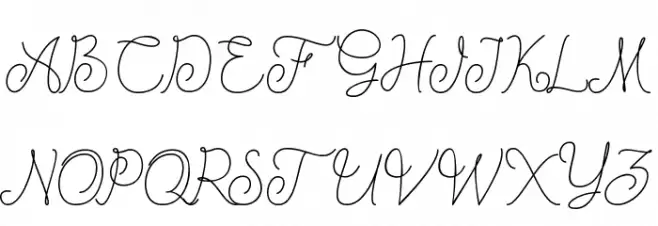Marryland Schriftart Groß