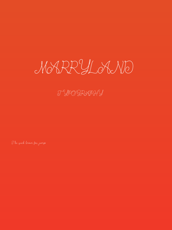 Marryland Poster