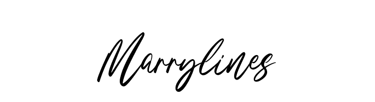 Marrylines  Frei Schriftart Herunterladen
