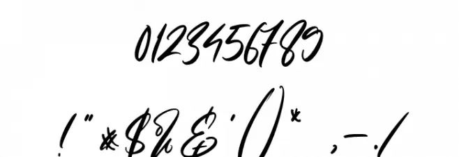 Marrylines Font OTHER CHARS