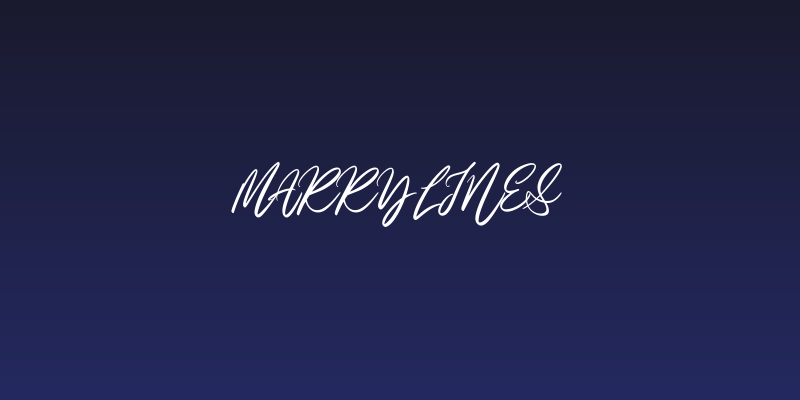 Marrylines Social Header