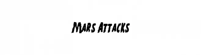 Mars Attacks  baixar fontes gratis