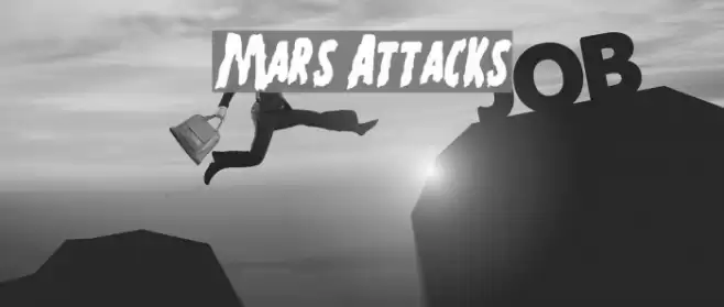 Mars Attacks Fonte examples