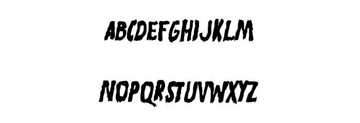 Mars Attacks Font LOWERCASE