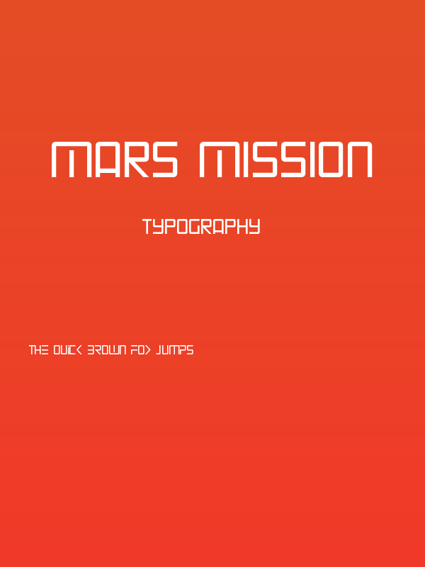 Mars Mission Poster