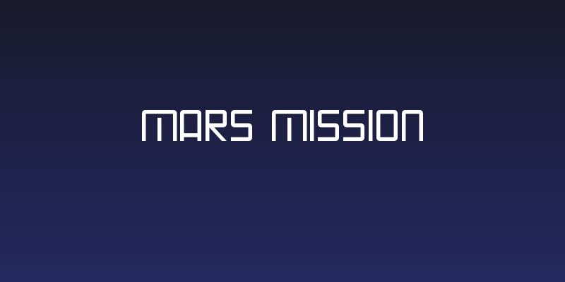 Mars Mission Social Header