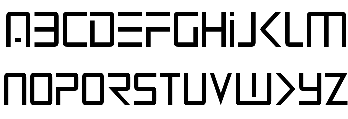 Mars Mission Font LOWERCASE